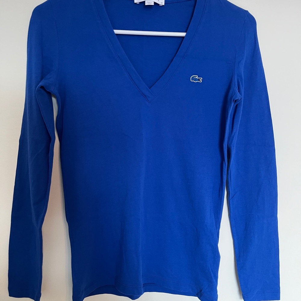 Lacoste Royal Blue Crew Neck Shirt